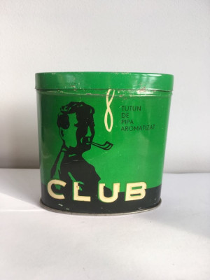 Cutie veche Tutun de pipa aromatizat CLUB Timisoara 1976, cu tutun foto