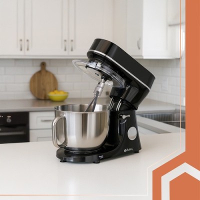 Robot de bucatarie cu blender, masina tocat carne, 6 trepte viteza, ecran tactil, cronometru, bol incalzit foto