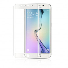 Folie Sticla Samsung Galaxy S6 Edge+ g928 Alb Fullcover Tempered Glass Ecran Display LCD