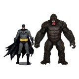 Set 2 Figurine Articulate DC Justice League Batman &amp; Kong 29cm Mcfarlane Toys - DC Multiverse Monsterverse