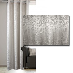 Draperie Luan Jemidi, 140 x 245 cm, Alb, Poliester, 55266.02.02