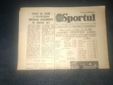 ZIARUL SPORTUL 18 OCTOMBRIE 1982 DINAMO REDEVINE LIDER