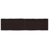 vidaXL Blat masă, 160x40x(2-4) cm, maro, lemn tratat contur organic