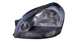 Far Hyundai Tucson (Jm), 06.2004-10.2009, Electric,tip bec H4, omologare ECE, fara motoras, negru, 92104-2E020, Dreapta, marca TYC