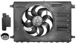 Ventilator radiator GMV Ford Galaxy (Wa6) 2006-2015, Kuga 2008-2013, Mondeo 4 (Ba7) 2007-2015, S-Max (Wa6) 2006-2015, 370 mm, cu 2 pini, cu modul ele