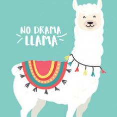Book of Sticky Notes: Notepad Collection - No Drama Llama