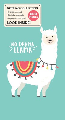 Book of Sticky Notes: Notepad Collection - No Drama Llama foto