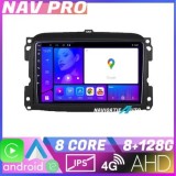Navigatie Fiat 500L 2012 2017 KIT 500L EDOTEC-LITE Android Ecran 720P Octa Core 8 128 Carplay CarStore Technology
