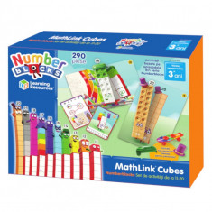Joc educativ - Numberlocks - MathLink Cubes, 290 piese | Learning Resources