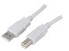 Cablu USB 2.0 A-B 1m Gri, Bq Cable