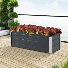 Jardiniera gradina Nijmege 125 x 47 x 40 cm [en.casa] HausGarden Leisure