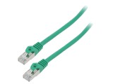 Cabluri de rețea F/UTP 6 litat CCA PVC verde 3m 26AWG