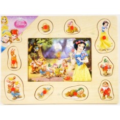 Puzzle lemn Alba ca zapada si cei sapte pitici | arhiva Okazii.ro