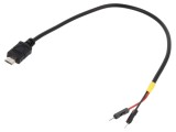 Cablu USB 2.0 DELOCK 85407 micro USB B 1pin x2 0,2m negru