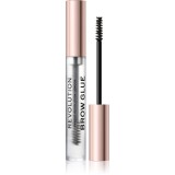 Makeup Revolution Brow Glue Gel de fixare transparent pentru spr&acirc;ncene 3 ml