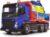 Camion Automacara Reciclare Dickie Volvo 23cm, Container Sticla Detasabil, Brat Macara Mobil