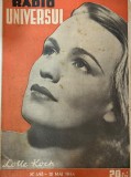 Radio Universul nr. 498, 12 mai 1944, 23 pagini, 24x30 cm, limba romana, stare buna