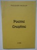 THEODOR NICOLIN- POEME CRESTINE