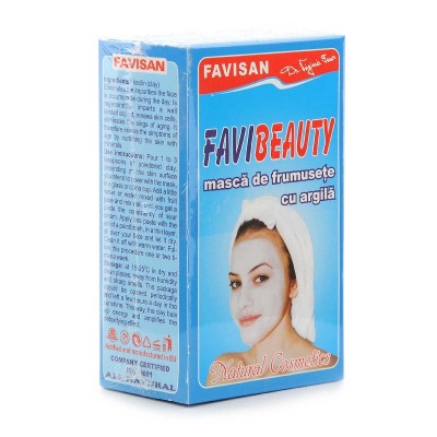MASCA DE FRUMUSETE CU ARGILA FAVIBEAUTY 100gr FAVISAN foto