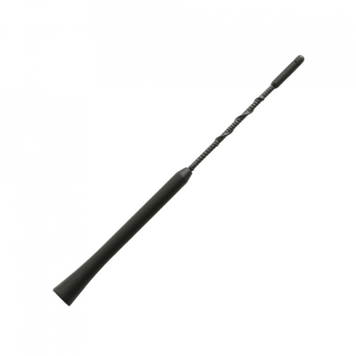 ANTENA AUTO EXTERIOR NEAGRA 24CM CU 2 ADAPTOARE (5-6MM)
