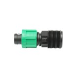 Conector pentru banda de picurare D17 mm cu filet exterior 3/4 pentru irigatii
