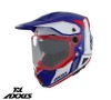 Casca adventure/touring/off road pentru scuter - motocicleta Axxis model Wolf DS Roadrunner C7 albastru mat &ndash; tip viziera: MT-V-20 XS (53/54cm)