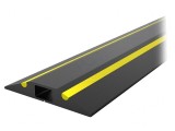 Protecție cabluri PVC 68mm x 3m galben-negru