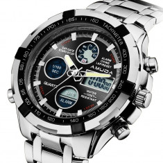 Ceas Quartz Dual Time Yutan 29 foto