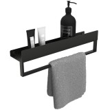 Raft pentru baie SF01 45cm black matt