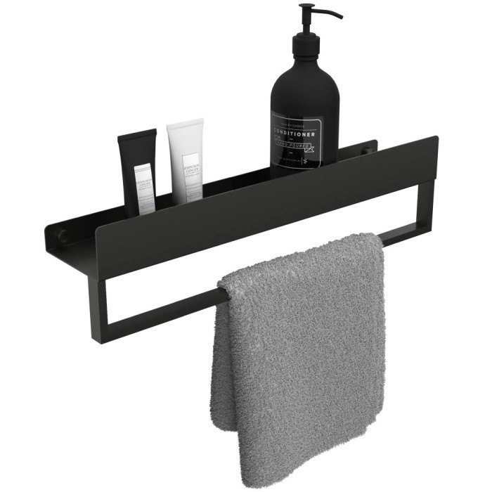 Raft pentru baie SF01 45cm black matt