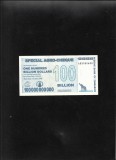 Zimbabwe 100000000000 100.000.000.000 o suta miliarde dollars 2008 seria3980658 aunc