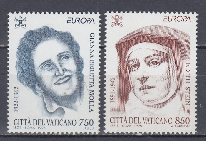VATICAN 1996 EUROPA CEPT SERIE MNH