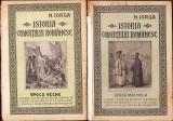 HST 329SP Istoria comerțului rom&acirc;nesc 1925 Iorga volumul I + II