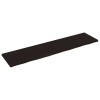 Blat de masa maro 200x50x(2-4) cm, lemn masiv stejar tratat