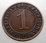 2.700 GERMANIA WEIMAR 1 REICHSPFENNIG 1933 A, Europa, Bronz