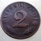 2.974 GERMANIA 2 REICHSPFENNIG 1937 D