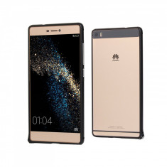 Husa Telefon Bumper Metalic Huawei P8 Black