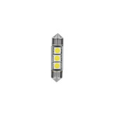 Bec Hyper-Led9 - 3SMD 24/28V sofit 10x36mm soclu SV8,5-8 2buc - Alb LAM98223, Lampa