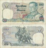 1981, 20 baht (P-88a.14) - Thailanda!