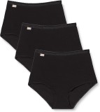 Cumpara ieftin Set 3 chiloti pentru femei Playtex Cotton Stretch, x3 Maxi, negru, marime 44 - OUTLET