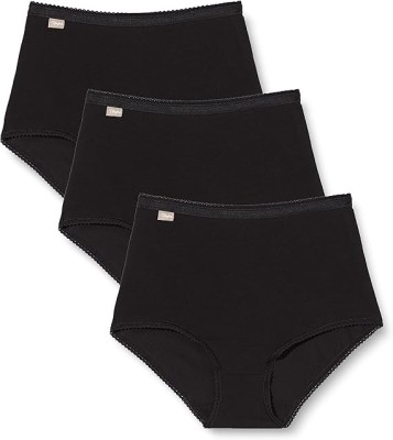 Set 3 chiloti pentru femei Playtex Cotton Stretch, x3 Maxi, negru, marime 44 - OUTLET foto