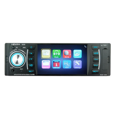 MP5 Player Techstar&amp;reg; 5008, 1DIN, Camera Marsarier, Ecran HD 4.1&amp;quot;, Telecomanda, Bluetooth 4.2 foto