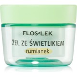 FlosLek Laboratorium Eye Care Gel pentru jurul ochilor cu un luminator și mușețel 10 g