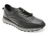 Cumpara ieftin Pantofi sport BITE THE BULLET negri, OY5080, din piele naturala