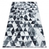 Covor PATCHWORK 21722 gri - Piele de vaca, Triunghiurile, 160x230 cm