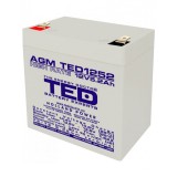 Acumulator AGM VRLA 12V 5,2A High Rate 90mm x 70mm x h 98mm F2 TED Battery Expert Holland TED003287 (10) SafetyGuard Surveillance