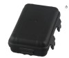 Cutie etansa depozitare universala, organizator compact ABS rezistent, 4 cleme, negru, marime M 11x18x5 cm, Dactylion