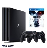Consola Sony Playstation 4 Pro Ps4 1tb + Doua Controllere + Killzone Shadow Fall PlayStation 4, Second-Hand
