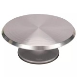 Placa din aliaj de aluminiu, suportul rotativ pentru servit prajituri, tort , 31 x 12.5 cm, Klausberg