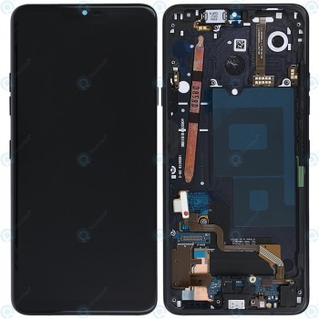 LG G7 ThinQ (G710EM) Unitate de afișare completă aurora negru ACQ90244551 foto